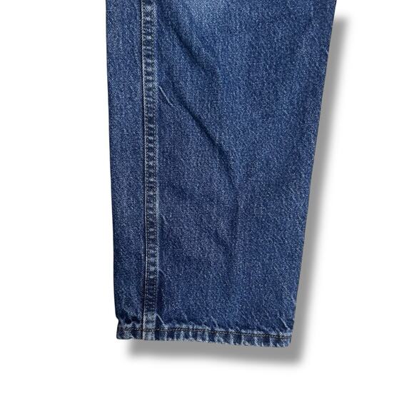 Y2K Wrangler Jeans Blue Denim Cotton Sz 32 x 30 Classic Cowboy Rodeo Great Fade - Picture 8 of 11